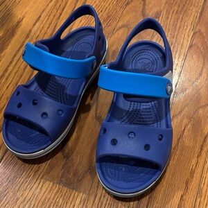 CROCS Kids' Blue Sandals with Adjustable Strap